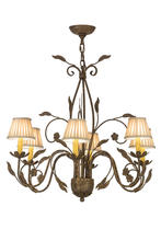 2nd Avenue Designs Blue 154148 - 30"W Bordeaux 6 LT Chandelier