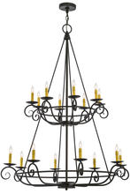 2nd Avenue Designs Blue 156129 - 45"W Estrella 16 LT Two Tier Chandelier