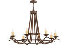 2nd Avenue Designs Blue 158757 - 48"W Octavia 8 LT Chandelier