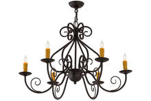 2nd Avenue Designs Blue 160446 - 36" Wide Jenna 6 Light Chandelier