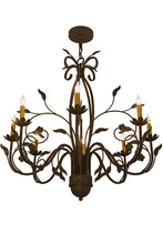 2nd Avenue Designs Blue 162407 - 36" Wide Bordeaux 8 Light Chandelier