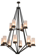 2nd Avenue Designs Blue 162559 - 60"W Galen 12 LT Two Tier Chandelier