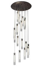 2nd Avenue Designs Blue 166925 - 36"W Cilindro 18 LT Cascading Pendant