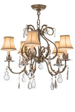 2nd Avenue Designs Blue 167681 - 24"W Chantilly 5 LT Chandelier