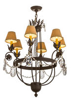 2nd Avenue Designs Blue 167786 - 28"W Antonia 6 LT Chandelier