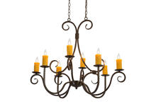 2nd Avenue Designs Blue 171478 - 36"L Clifton 8 LT Oblong Chandelier