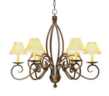 2nd Avenue Designs Blue 177949 - 28" Wide Squire 6 Light Chandelier