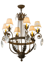 2nd Avenue Designs Blue 180943 - 26" Wide Antonia 6 Light Chandelier