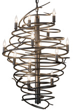 2nd Avenue Designs Blue 181100 - 24"W Cyclone 13 LT Chandelier