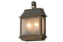 2nd Avenue Designs Blue 182587 - 10" Wide Bastille Lantern Wall Sconce