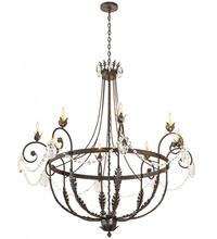 2nd Avenue Designs Blue 188131 - 58" Wide Antonia 8 Light Chandelier