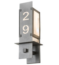 2nd Avenue Designs Blue 190823 - 6.5" Wide Personalized Estructura Wall Sconce