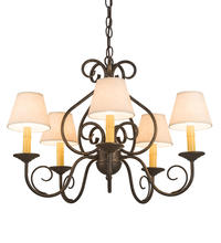 2nd Avenue Designs Blue 197364 - 24" Wide Jenna 5 LT Chandelier