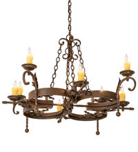 2nd Avenue Designs Blue 199184 - 42" Wide Andorra 8 Light Chandelier