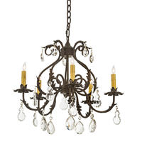 2nd Avenue Designs Blue 199258 - 24" Wide Chantilly 5 Light Chandelier