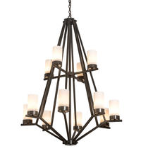 2nd Avenue Designs Blue 200633 - 42" Wide Galen 12 LT Two Tier Chandelier