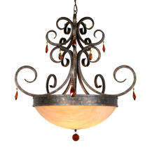 2nd Avenue Designs Blue 200730 - 36" Wide Serratina Chandelier