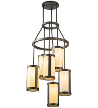 2nd Avenue Designs Blue 210238 - 24" Wide Cartier 6 Light Chandelier