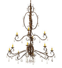 2nd Avenue Designs Blue 211101 - 56" Wide Valentina Chandelier