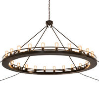 2nd Avenue Designs Blue 211565 - 72" Wide Barbury 24 Light Chandelier