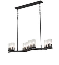 2nd Avenue Designs Blue 215599 - 52" Long Cero 8 Light Oblong Chandelier