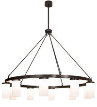 2nd Avenue Designs Blue 218453 - 76" Wide Loxley Needham 10 Light Chandelier