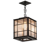 2nd Avenue Designs Blue 234526 - 10" Square Pontrefract Lantern Mini Pendant