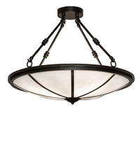 2nd Avenue Designs Blue 234850 - 24" Wide Commerce Semi-Flushmount