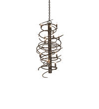 2nd Avenue Designs Blue 240052 - 21" Wide Cyclone 12 Light Chandelier