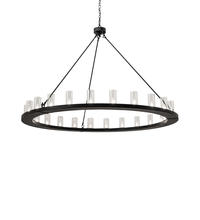 2nd Avenue Designs Blue 242137 - 72" Wide Loxley 24 Light Chandelier