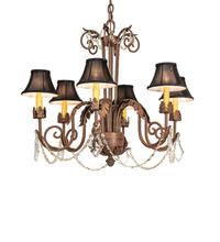 2nd Avenue Designs Blue 247387 - 28" Wide Lindsay 6 Light Chandelier