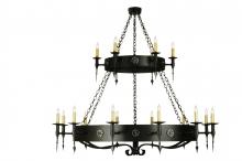 2nd Avenue Designs Blue 51056 - 64" Wide Warwick 18 Light Two Tier Chandelier