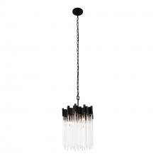 Varaluz 309P03MBFG - Matrix 3-Lt Pendant - Matte Black/French Gold