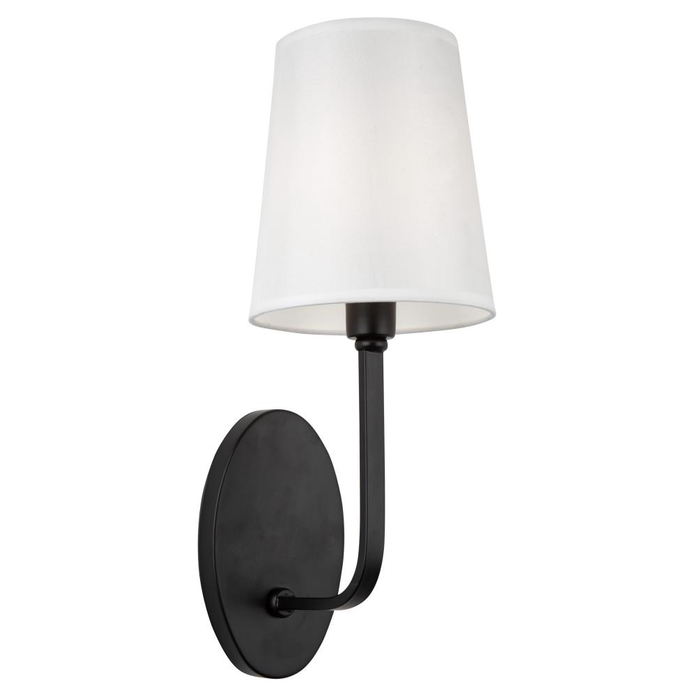 Rhythm 1 Light Sconce Black