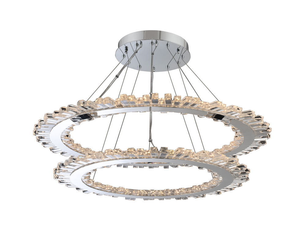 Quasar (34+42) Inch 2 Tier Pendant