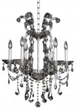 Kalco Allegri 023455-010-FR006 - Brahms 6 Light Chandelier