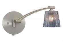 Besa Lighting 1WW-514500-SN - Besa Wall Nico 3 Satin Nickel Clear Stone 1x50W Halogen Gy6.35