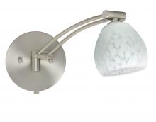 Besa Lighting 1WW-560519-SN - Besa Wall Tay Tay Satin Nickel Carrera 1x50W Halogen Gy6.35