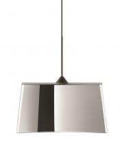 Besa Lighting 1XT-6773MR-LED-BR - Besa Groove Pendant Mirror-Frost Bronze 1x5W LED