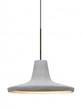 Besa Lighting 1XT-MODUSNA-LED-BR - Besa Modus Cord Pendant, Natural, Bronze Finish, 1x9W LED