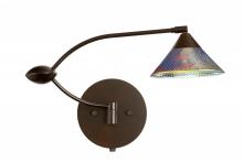 Besa Lighting 1WU-550493-BR - Besa Wall Swirl Bronze Dicro Swirl 1x50W Halogen Gy6.35