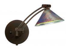 Besa Lighting 1WW-550493-BR - Besa Wall Swirl Bronze Dicro Swirl 1x50W Halogen Gy6.35