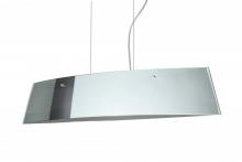 Besa Lighting LS4-4455MR-LED-PN - Besa Pendant Silhouette 36 Polished Nickel Mirror/Frost 4x5W LED