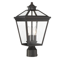 Savoy House 5-147-13 - Ellijay 3-Light Outdoor Post Lantern in English Bronze