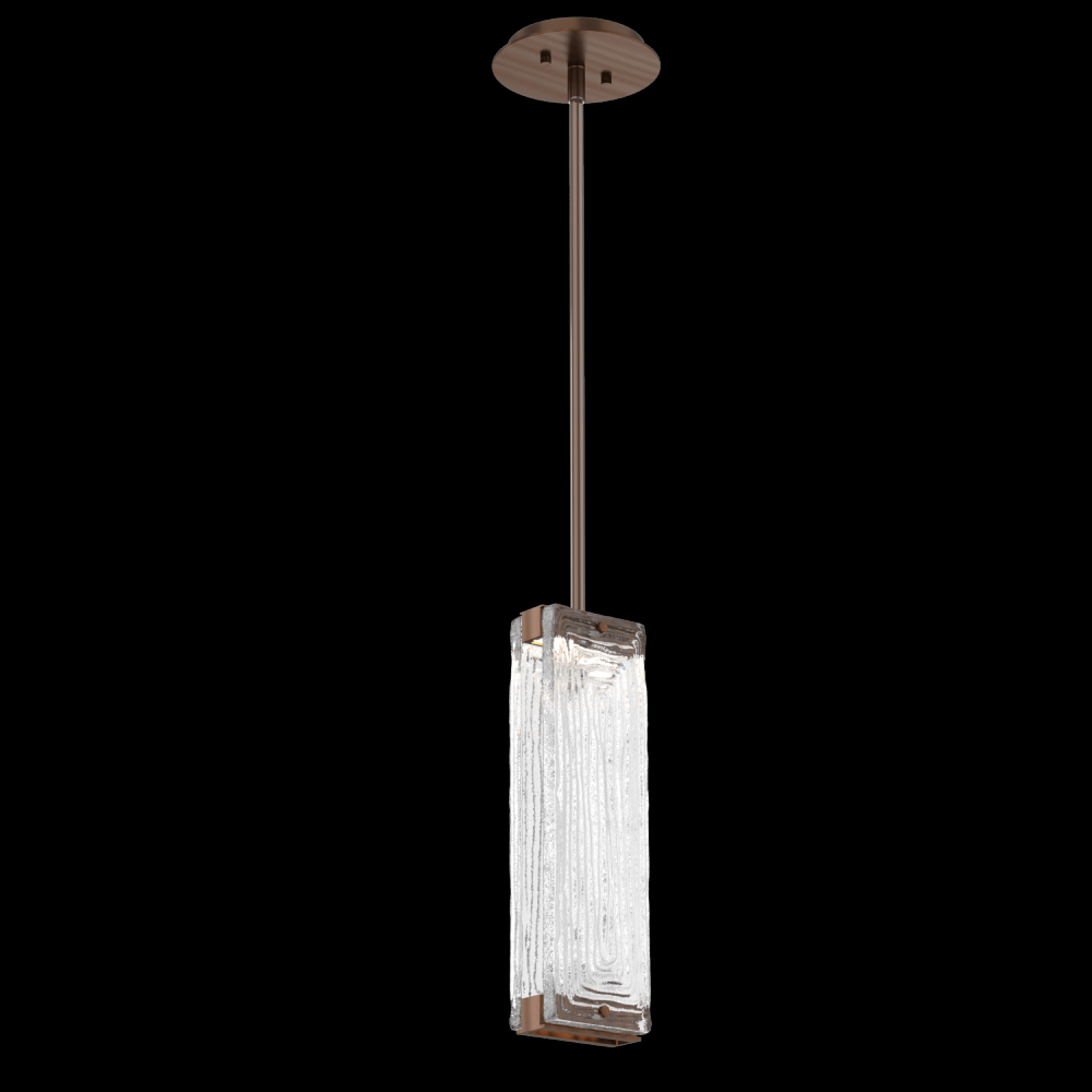 Tabulo Pendant-Oil Rubbed Bronze-Linea Cast Glass