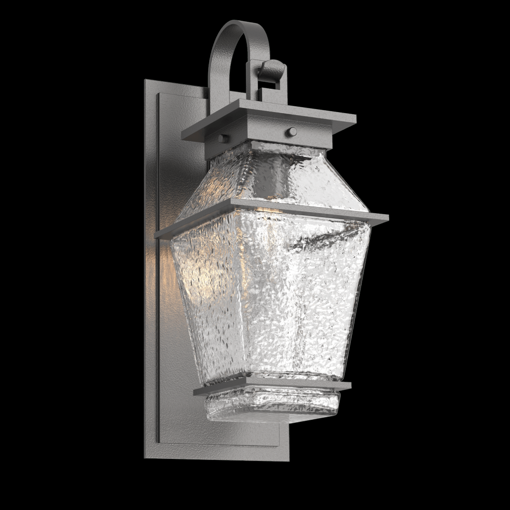 Outdoor Landmark Sconce with Shepherds Hook-02-Argento Grey