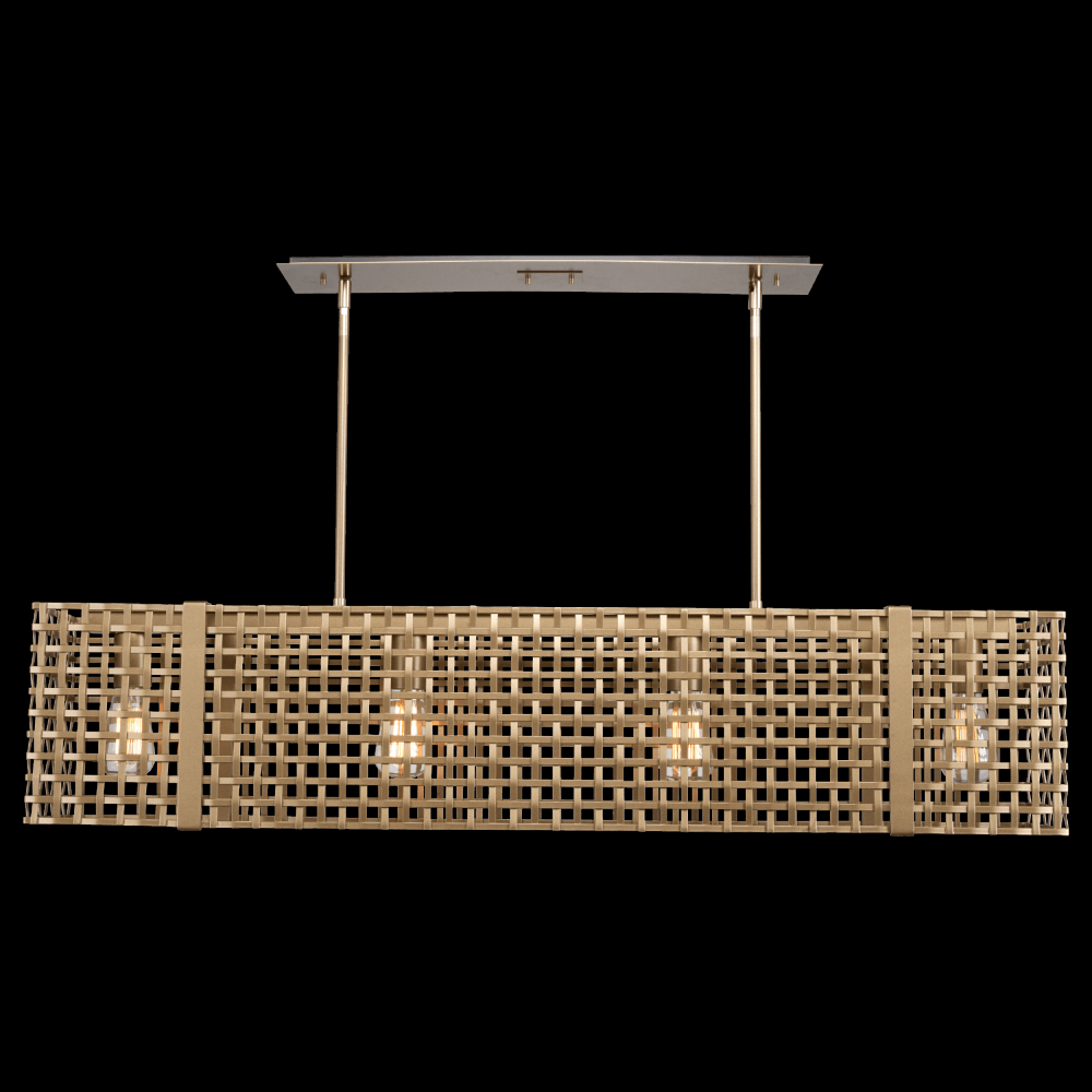 Tweed Linear Suspension-65-Metallic Beige Silver