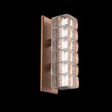 Hammerton IDB0080-01-BB-AC-L3 - Asscher Sconce-Burnished Bronze-Asscher Clear