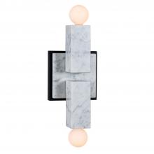 Kalco 516521MB - Quadra 2 Lt ADA Wall Sconce