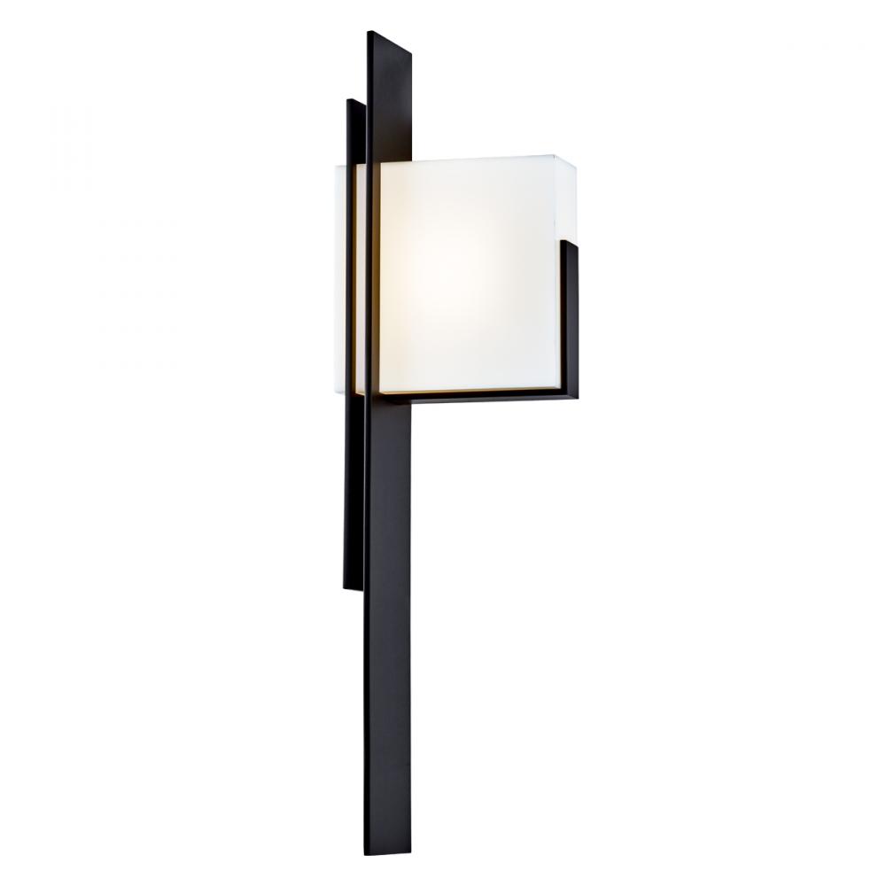 Oak Park Outdoor Wall Light - Matte Black